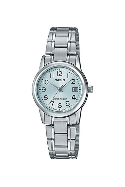 Casio Women's Water Resistant Stainless Steel Analog Wrist Watch LTP-V002D-2B...