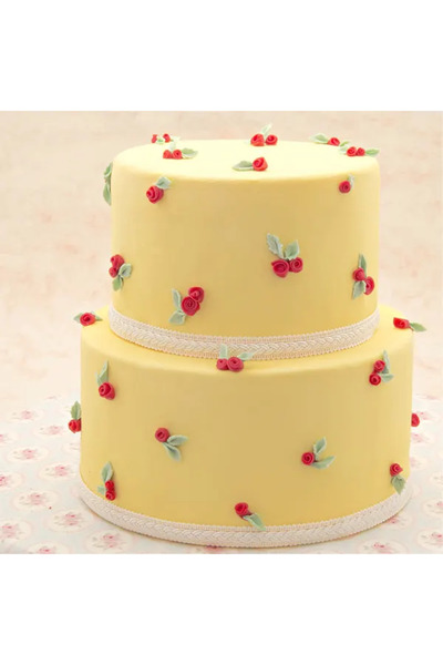 DECORA Model rotund din polistiren pentru tort, 20x10cm