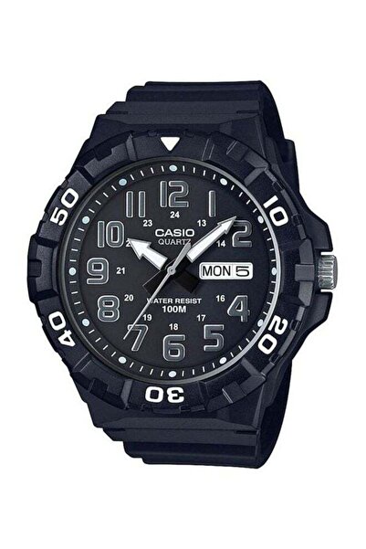Casio Boys' Youth Water Resistant Analog Watch MRW-210H-1AVDF - 55 mm - Black