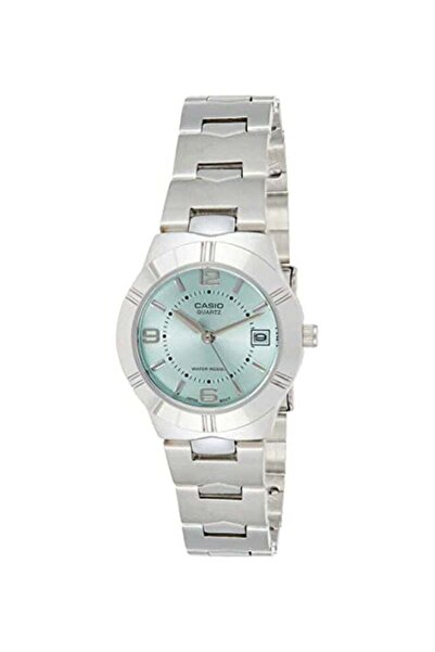 Casio Women's Water Resistant Watch Model LTP 1241D - 3A - 33 mm - Silver Color