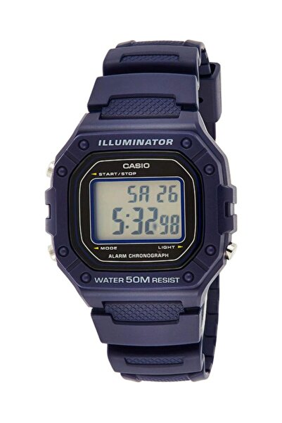 Casio Men's Youth Digital Watch W-218H-2AVDF - 43 mm - Blue