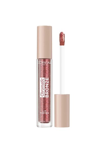 L'Oreal Paris Chromatic Bronze Metallic Lip Topper - 01 Copperbay, 3 ml