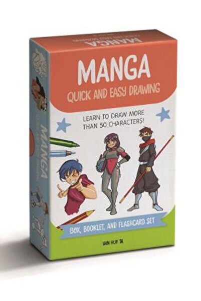 David & Charles Manga Quick and Easy Drawing Deck: Learn to Draw More than 50 Characters!