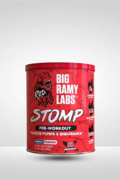 Redrex Stomp Pre-workout Energy Drink - 52 Servings - 468g