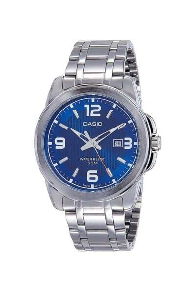 Casio Men's Stainless Steel Analog Wrist Watch MTP-1314D-2AVDF