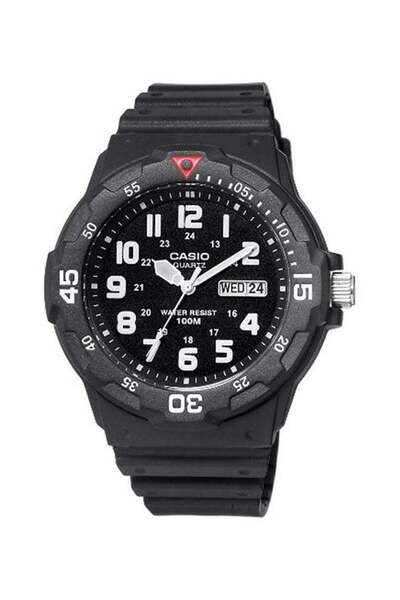 Casio Men's Silicone Analog Wrist Watch MRW-200H-1BV