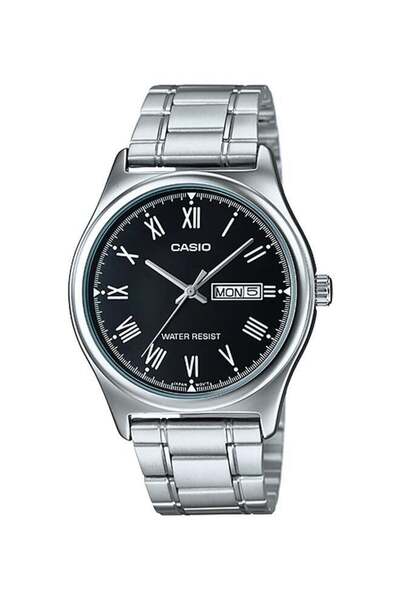 Casio Men's Stainless Steel Analog Quartz Watch MTP-V006D-1BUDF - 42 mm - Silver