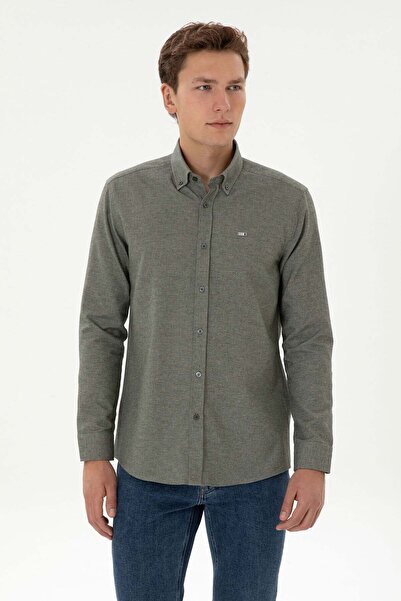 U.S. Polo Assn. Thany025K Khaki Men's Shirt 2332993