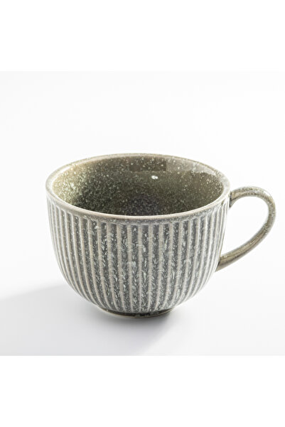 Malooki Set of 6 Cups and Saucers – Modern Textured Design