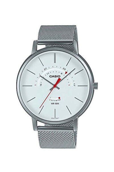 Casio Men's Wrist Watch MTP-B105M-7AVDF - 50 mm - Silver