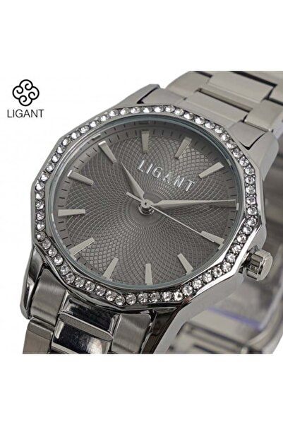LIGANT Women's Silver Stainless Steel Watch
