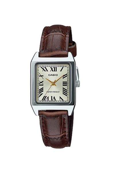 Casio Casio Women's Analog Watch with Leather Strap LTP-V007L-9BUDF - 22 mm -...