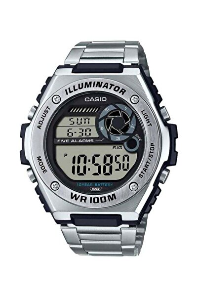Casio Men's G Mudmaster Stainless Steel Watch Mwd-100Hd-1Avdf - 51 mm - Silver