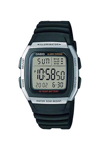 Casio Men's Water Resistant Digital Watch W-96H-1A