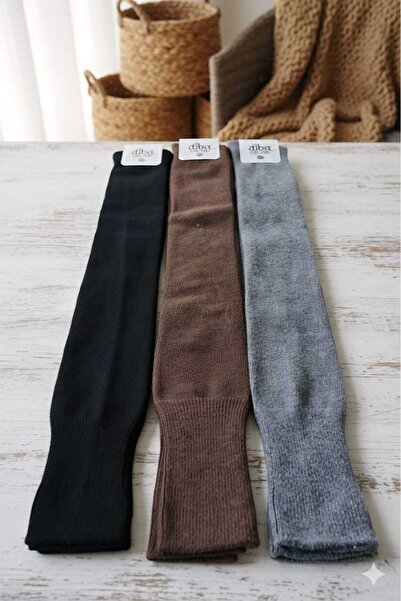 Diba YÜN DİZÜSTÜ ÇORAP 3 LÜ SETLER 36-41 NUMARA