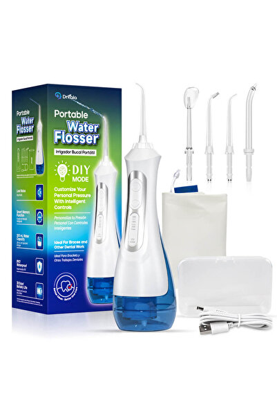 DrKala Oral Irrigator, Oral Shower type SG-833, DrKala, 2000 pulsations/min, 4 Programs, 5 nozzles included, White