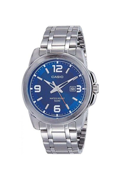 Casio Men's Enticer Analog Watch MTP-1314D-2AVDF - 45 mm - Silver