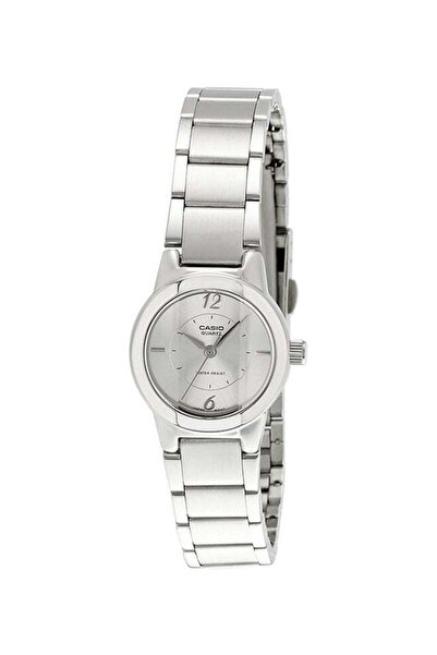 Casio Women's Water Resistant Analog Watch Ltp-1230D-7CDF - 24 mm - Silver