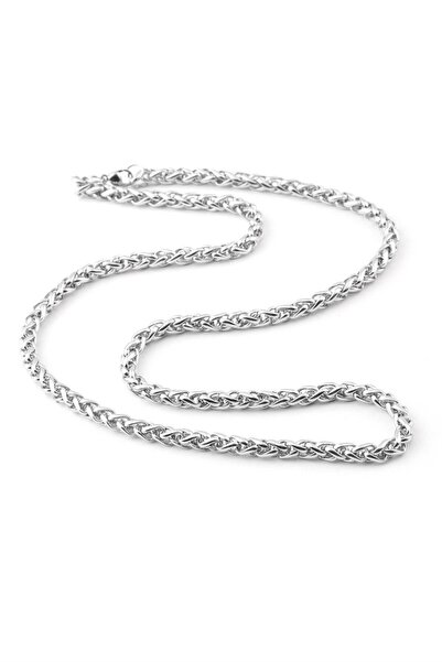 3Ecoswear قلادة رجالية من الفولاذ (60 سم)