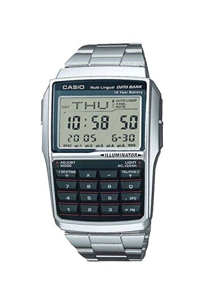 Casio Men's Vintage Collection Digital Watch DBC-32D-1ADF - 39 mm - Silver