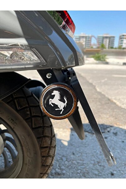 ZeuZ Dnc-pcx Dio Reflektör Logo Kabartmalı Sticker Logo Reflektör Etiketi 2 A...