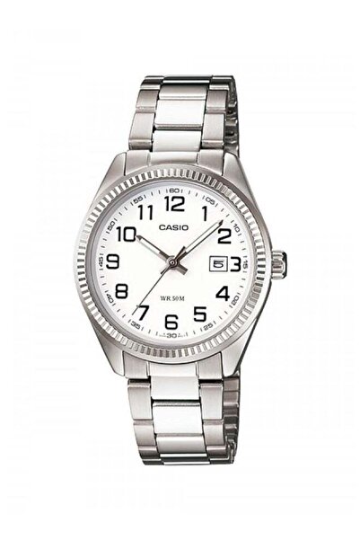 Casio Women's Water Resistant Watch Model LTP 1302D - 7B - 30 mm - Silver Color