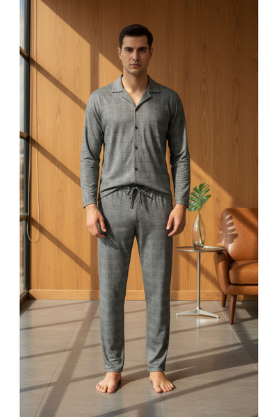 MİSS ELİZZA Striped Pajama Set Men