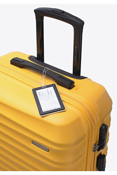 Wittchen Men's Medium ABS Case - ui ID badge with logo yellow yellow ABS