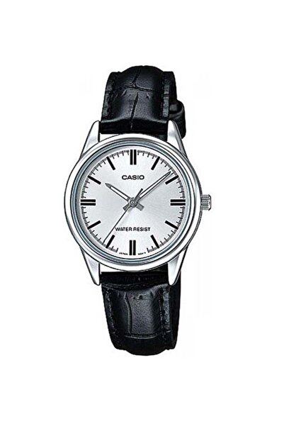 Casio Women's Leather Analog Wrist Watch LTP-V005L-7AUDF