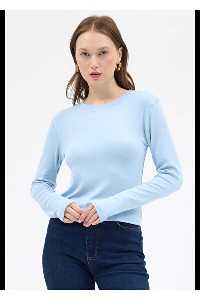 butikhacer Kadın bisiklet yaka yumos dokulu body