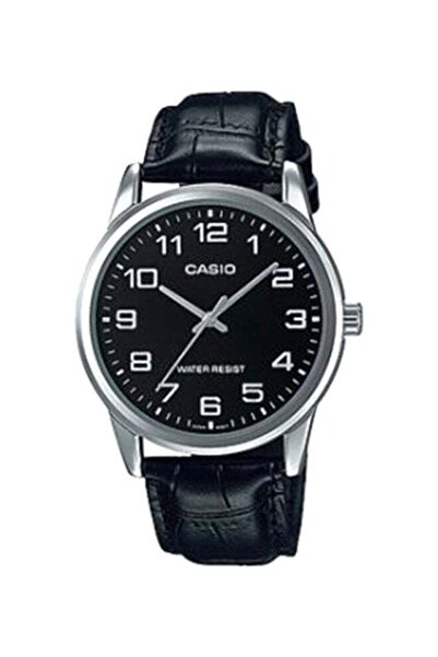 Casio Men's Water Resistant Analog Watch MTP-V001L-1 - 31 mm - Black