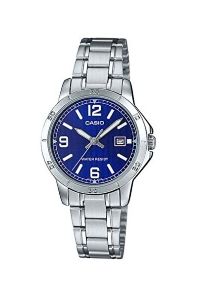 Casio Women's Stainless Steel Analog Watch LTP-V004D-2BUDF - 46 mm - Silver