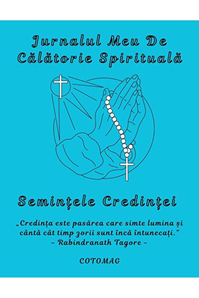 Cotomag My Spiritual Journey Journal - Seeds of Faith / Guide to Reflection a...
