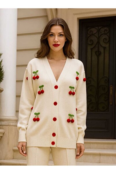 PEKA Cherry Knitted Cardigan 🍒