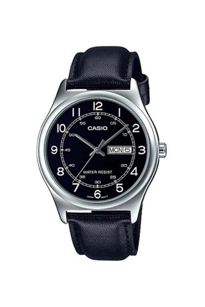 Casio Casio Analog Watch with Leather Strap MTP-V006L-1B2UDF