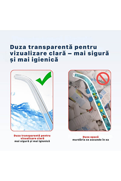 DrKala Oral Irrigator, Oral Shower type SG-833, DrKala, 2000 pulsations/min, 4 Programs, 5 nozzles included, White