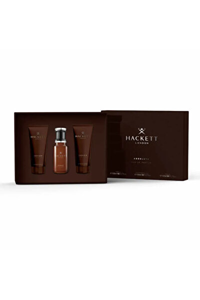 Hackett Absolute Eau De Perfume Spray 100ml Set 3 Pieces