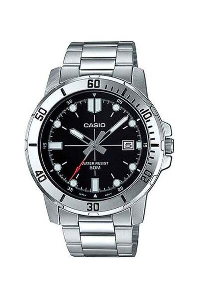Casio Men's Analog Watch with Stainless Steel Strap Model MTP-VD01D-1E2