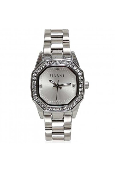 LIGANT Women's silver stainless steel watch