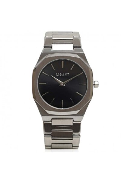 LIGANT Men's Luxury Stainless Steel Watch - Silver & Black