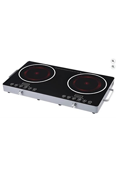 Generic Double Infrared Cooker 3500W with Digital LED Display, Dual Burner Portable Electric Cooktop