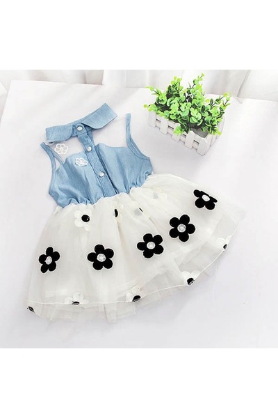 Heryerden Kız Çocuk Tüllü,Yaş Günü.parti Özel Günler Için Elbise 3-4 Yaş