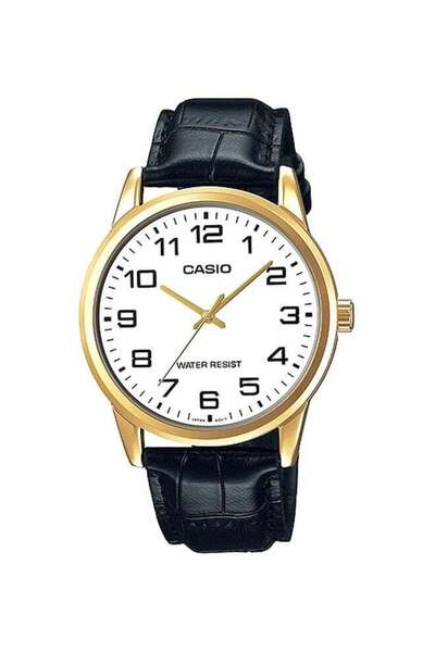 Casio Men's Enticer Series Analog Watch MTP-V001GL-7BUDF - 38 mm - Black
