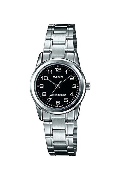 Casio Women's Enticer Quartz Analog Watch LTP-V001D-1BUDF - 25 mm - Silver