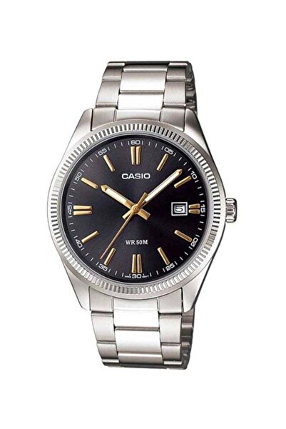 Casio Men's Enticer Analog Watch MTP-1302D-1A2 - 39 mm - Silver