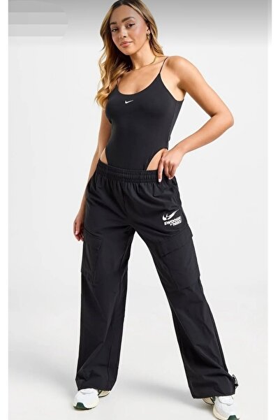Nike Sportswear Cargo Woven Gls Kadın Siyah Eşofman Altı