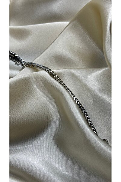 BUSİELLE JEWELRY Chain Silver Color Bracelet Stainless Steel