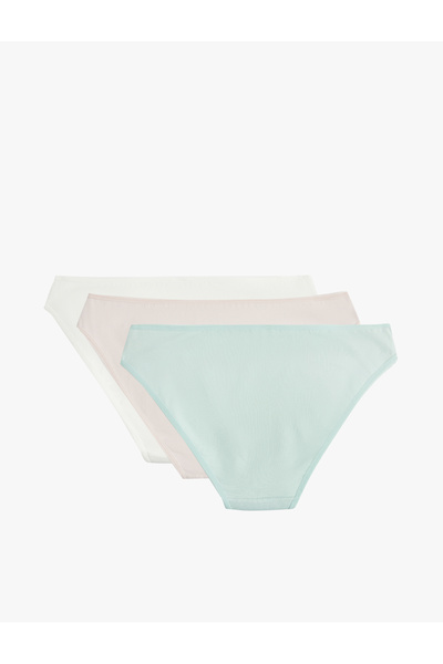 Koton Σετ εσώρουχα από βαμβακερό άνετο κομμάτι 3 τεμαχίων