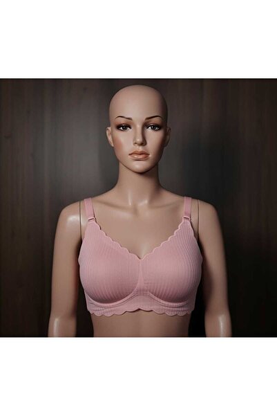 lucien vela حمالة صدر يومية بدون أسلاك مبطنة ناعمة بحزام عريض ومضلع