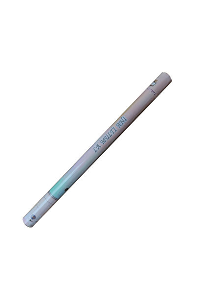 Mirific Party Colored confetti tube, 80 cm, 'La mulți ani' (Happy Birthday), multicolor